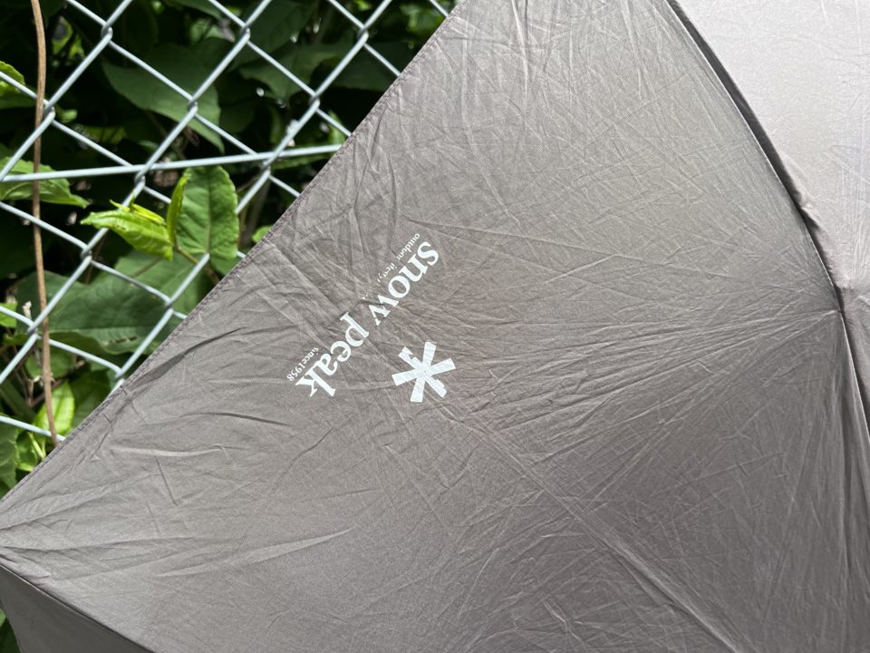 スノーピーク(snow peak) アンブレラUL UG135GY 傘 折り畳み傘 ユニセックス 軽量 小型 コンパクト20240528